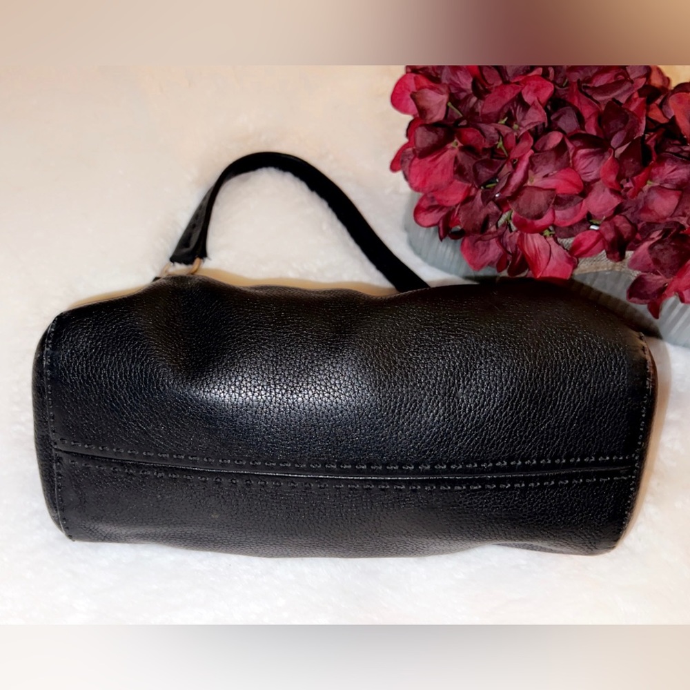 PRADA Authentic Black Leather Shoulder Bag - Picture 9 of 16